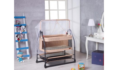 Bebeciden  Keten Milano  50x90 Büyük Anne Yanı  Bebek  Beşiği MS1966000515