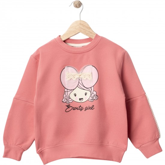 KIZ ÇOCUK SWEAT 3Y,4Y,5Y,6 YAŞ BEBECİDEN
