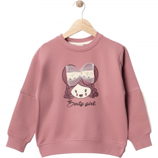 KIZ ÇOCUK SWEAT 3Y,4Y,5Y,6 YAŞ BEBECİDEN