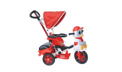 Dilaver Baby Poufi Penguen Ebeveyn Kontrollü Üç Tekerlekli Çocuk Bisikleti